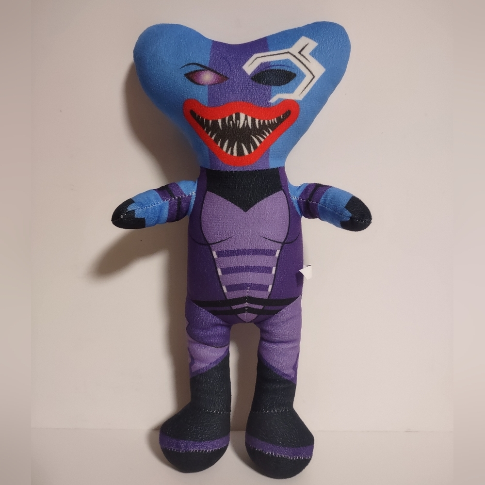 Popoy Huggy Wuggy Purple and Blue Plush Monster Toy 2 Faced